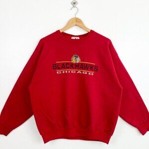 Vintage Chicago Blackhawks NHL Sweatshirt, Retro Chicago Blackhawks Hockey Shirt